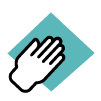 Pflege des Handtuchs